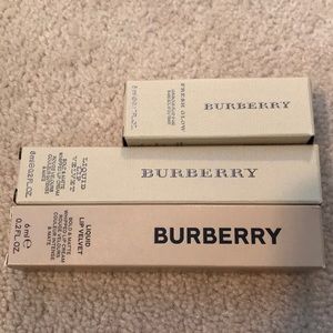 Burberry lipsticks and mini face primer